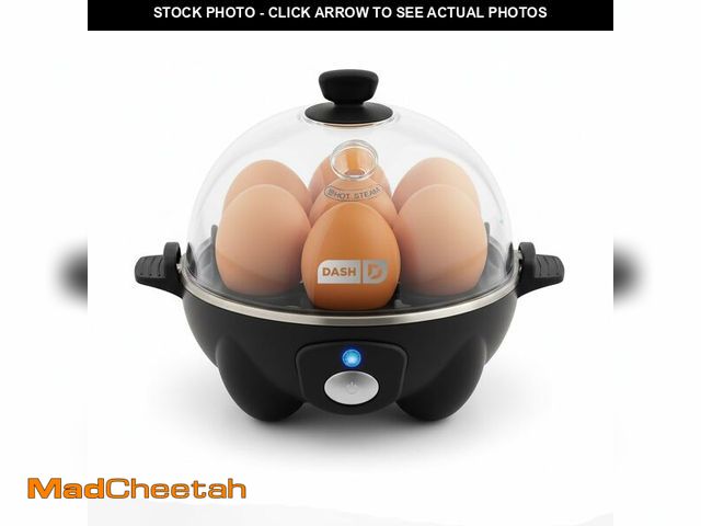 Lot 74-14379559 - Dash Rapid Egg Cooker - Boiler, Poacher &amp; Steamer - Includes Measuring &amp; Recipe Guide - Dish...