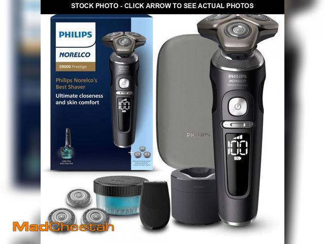 Lot 74-12219594 - Philips Norelco Shaver Series 9000 Prestige, Wet and Dry Electric Shaver, Lift &amp; Cut Shaving Sys...