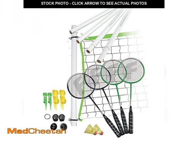 Lot 74-12137701 - Franklin Sports Badminton Set - Portable Badminton Set - Adult and Kids Badminton Net - Perfect Back...