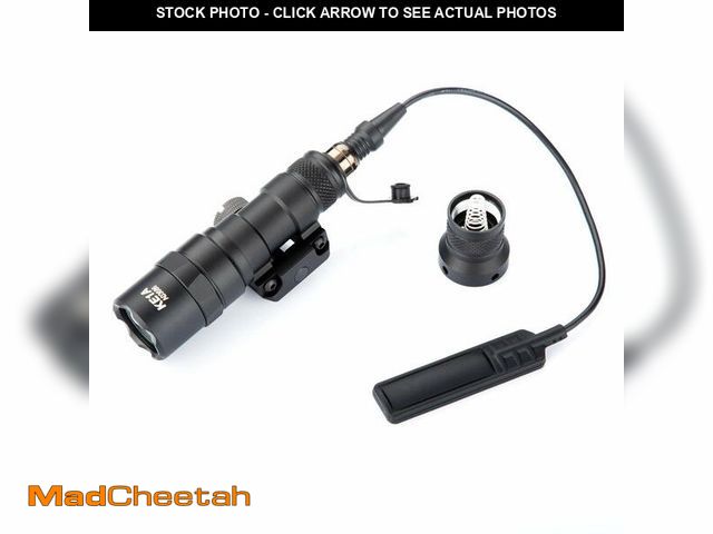 Lot 74-14045198 - Assletes Weapon Light Picatinny Flashlight with Constant and Momentary Output, Pressure Switch, 20mm...