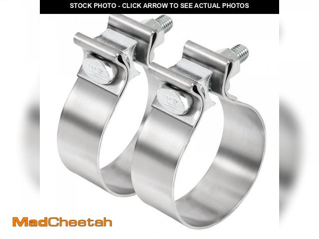 Lot 74-11557712 - TIROL 3 Exhaust Clamp 3 inch Exhaust Clamp Stainless Steel Narrow Band Muffler Clamp for 3" OD Exhau...