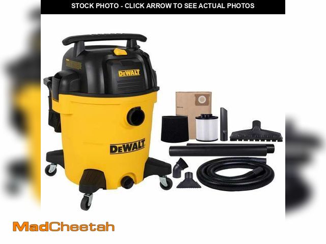 Lot 74-14279888 - DEWALT 12 Gal. 5.5 HP Poly Wet/Dry Vacuum with Hose and Accessories - UNUSED
