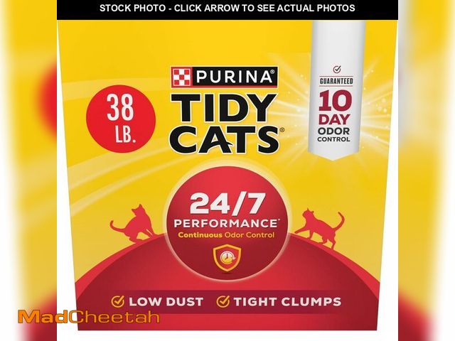 Lot 74-14349684 - Purina Tidy Cats Clumping Cat Litter, 24/7 Performance Multi Cat Litter - 38 lb. Box - UNUSED