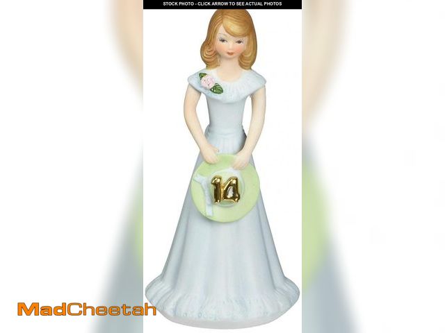 Lot 74-12306117 - Enesco Growing Up Girls Ã¢â¬ÅBrunette Age 14Ã¢â¬Â Porcelain Figurine, 6.5Ã¢â¬Â, White - UNUSED