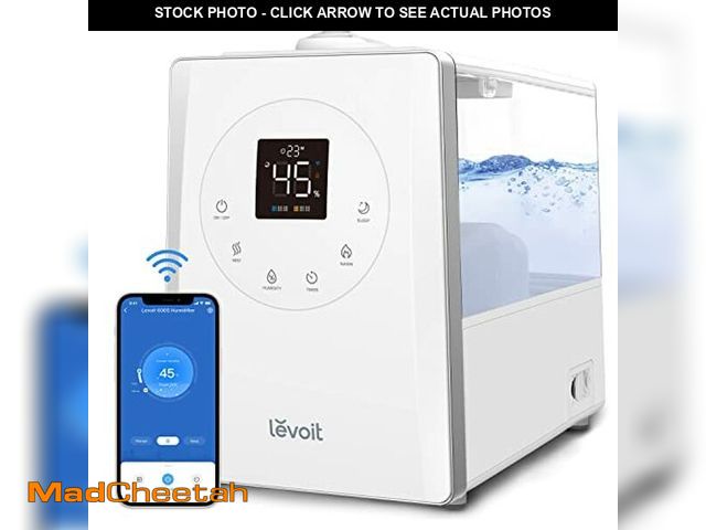 Lot 74-12544197 - LEVOIT LV600S Smart Warm and Cool Mist Humidifiers for Home Bedroom Large Room, (6L) 753ftÃâÃÂ² ...