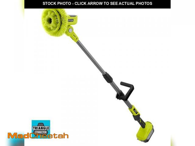 Lot 74-12492946 - RYOBI ONE+ 18V Cordless Telescoping Power Scrubber (Tool Only) P4500 - UNUSED