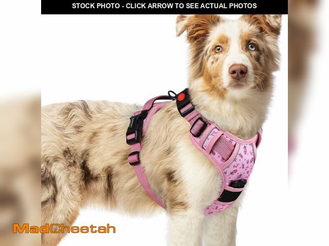 Lot 74-14212835 - rabbitgoo Dog Harness Medium Sized, No Pull Easy On &amp; Off with 3 Buckles Pet Harness, Adjustable...