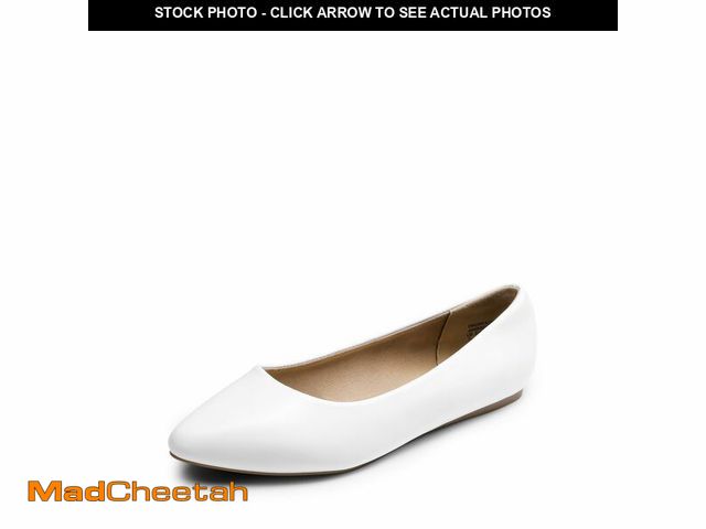 Lot 74-13624074 - DREAM PAIRS Women's Wide Dress Pointed Toe Flats Ballet Comfort Soft Width Slip On Casual Flat Shoes...