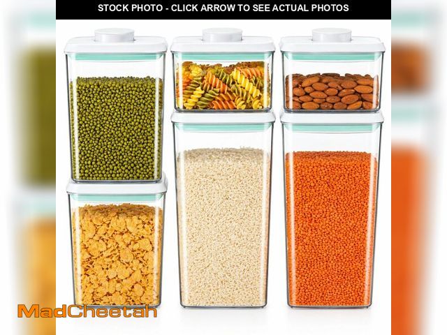 Lot 74-14206988 - BRIGHT LINKS Airtight Food Storage Containers with Lids Ã¢â¬â 6 Pack BPA-Free Pop Containers for ...