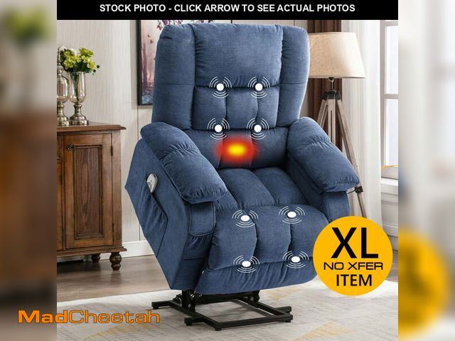 Lot 74-12578944 - JONPONY Power Lift Recliner Chair Recliners for Elderly with Heat and Massage Recliner Chair for Liv...