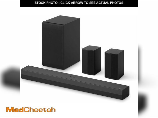 Lot 74-14591283 - LG S40TR 4.1 ch. Home Theater Soundbar with Rear Surround Speakers and Wireless Subwoofer, Wow Inter...