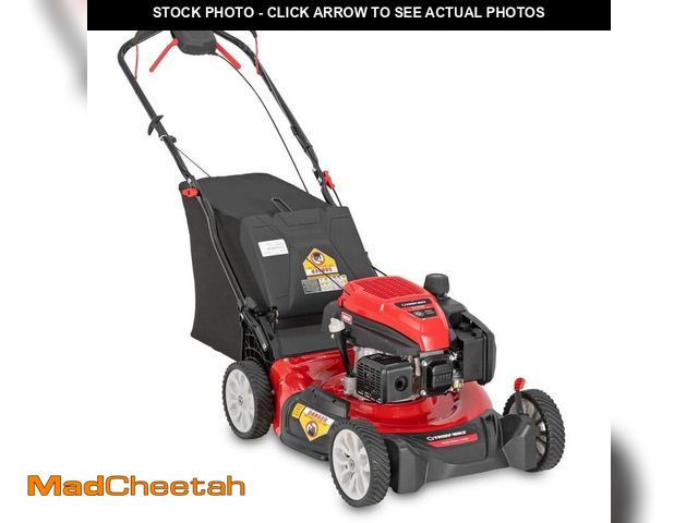 Lot 74-13778612 - (MISSING BAG) Troy-Bilt 21 in. 163cc OHV Engine Rear-Wheel Drive 3-in-1 Gas Walk Behind Lawn Mower w...