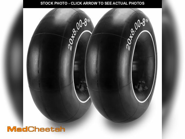 Lot 74-14046151 - Cenipar 20x8.00-8, 20x8-8, 20x10.00-8 Inner Tubes(2 Packs), Replacement Inner Tubes for Heavy Duty C...