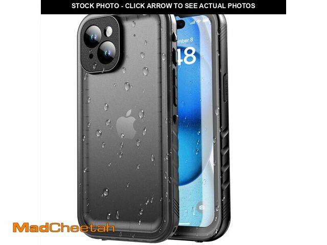 Lot 74-14064862 - SPORTLINK for iPhone 15 Case, IP68 Waterproof Military Protective Full Body Heavy Duty Shockproof 36...