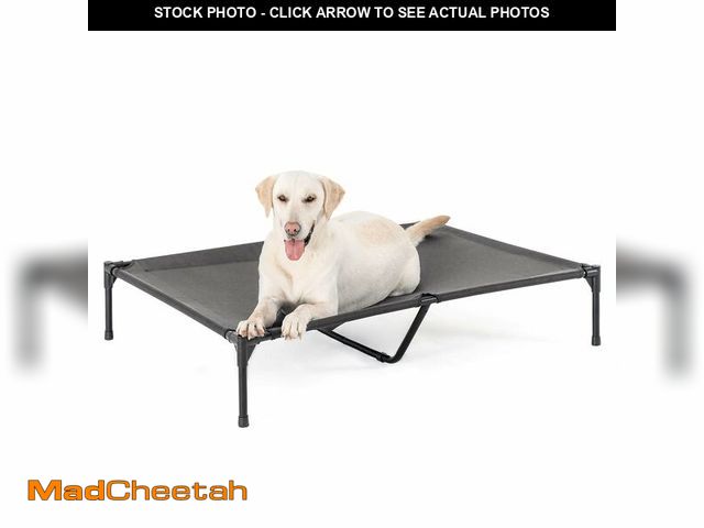 Lot 74-14147716 - Garnpet XL Elevated Dog Bed for Large Dogs, Extra Raised Dog Cot Beds, Heavy Duty Pet Cots with Dura...