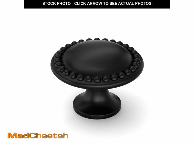 Lot 74-14148449 - homdiy 20 Pack Black Cabinet Knobs Solid Zinc Alloy Matte Black Cabinet Konbs Ktichen Cupboard Hardw...
