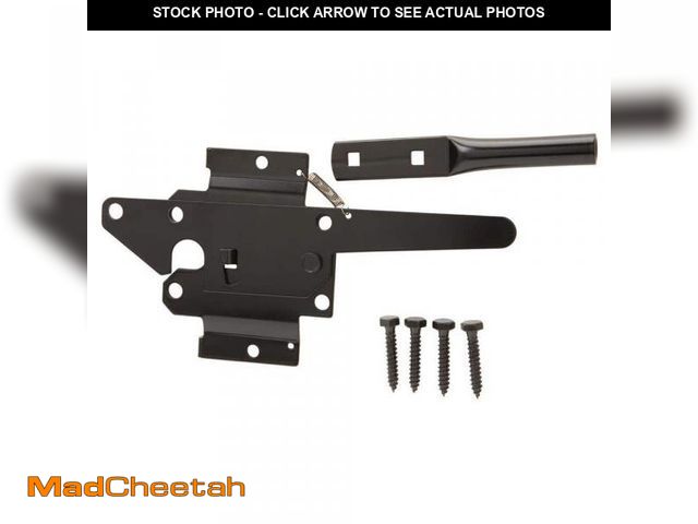 Lot 74-12521215 - Everbilt Black Post Latch - UNUSED