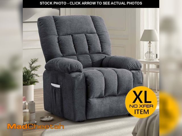 Lot 74-13775883 - (MISSING HARDWARE) edx Power Lift Recliner Chair, Recliner for Elderly with Massage and Heating, wit...