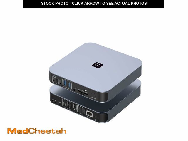 Lot 74-14303043 - TobenONE 18-in-2 Docking Station Dual Monitor for MacBook Pro/Air M5/M4 Pro/Max, Plug and Play, Mac ...