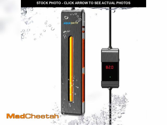 Lot 74-13540191 - AQUASMITH Aquarium Heater,300W Fish Tank Heater,Suitable for 60-90 Gallon Fish Tank,Dual-chip Intell...