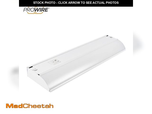 Lot 74-13799721 - ULTRA PROGRADE ProWire Direct Wire 12 in. LED White Under Cabinet Light - UNUSED