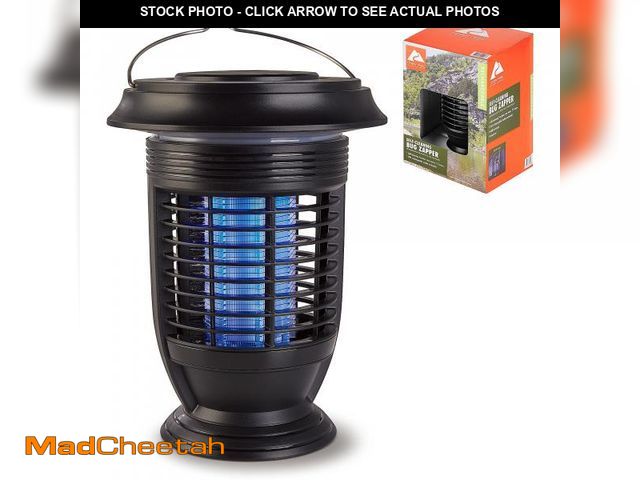 Lot 74-12525902 - Ozark Trail Rechargeable Self -Cleaning Bug Zapper - USED