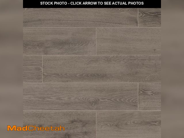 Lot 74-14392334 - Corso Italia Nevada Wool Dark Gray Matte 8 in. x 40 in. Wood Look Porcelain Floor and Wall Tile (12....