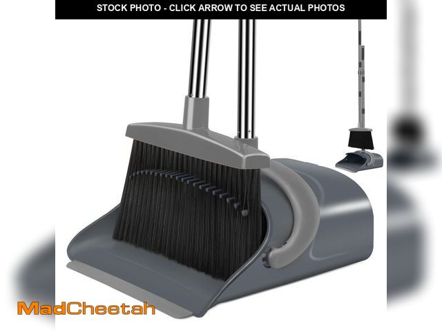 Lot 74-13567174 - Broom and Dustpan Set, Dust pan with Long Handle, Broom with Dustpan Combo Set, Broom and Dustpan fo...