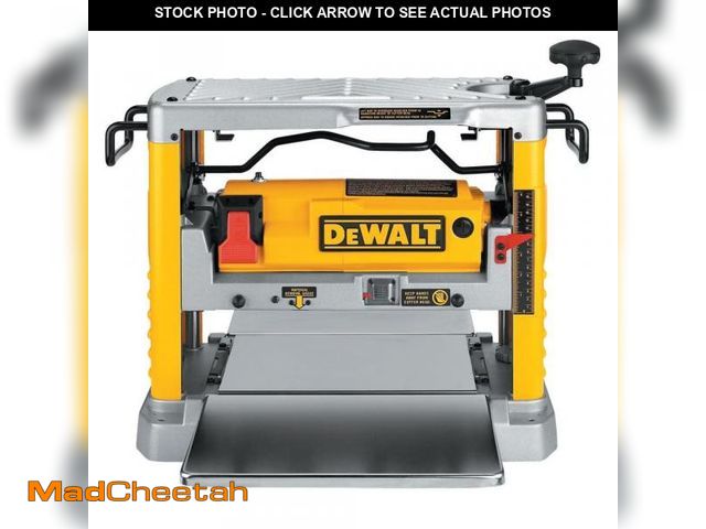 Lot 74-12393225 - DEWALT Benchtop Planer, 15-Amp, 12-1/2-Inch, 3-Knife Cutter, 20,000 RPM, Corded (DW734) - UNUSED