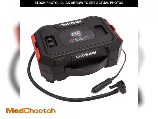 Lot 74-12390375 - Husky 12-Volt Inflator - UNUSED