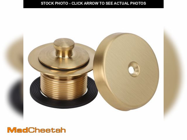 Lot 74-12606718 - PRIMSOPH Lift Turn Tub Drain Trim Kit with One Hole Overflow Faceplate Conversion Kit Assembly Unive...