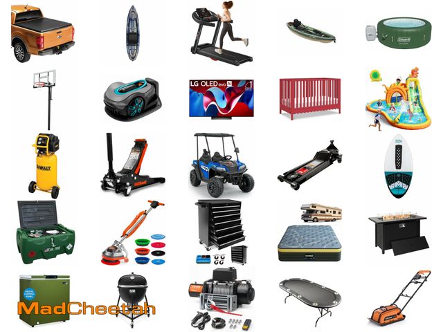 MadCheetah Holland - Overstock, Returns - Home Furnishings, Sports Equipment, Tools and Home Improvement - September 4, 2025