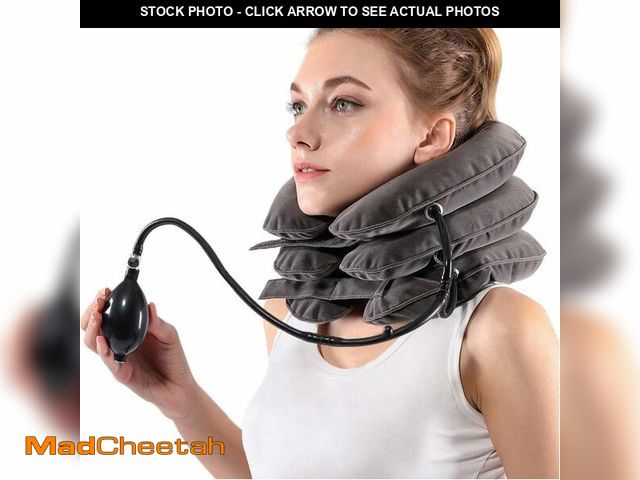 Lot 74-14339191 - S Cervical Neck Traction Device for Instant Neck Pain Relief - Inflatable &amp; Adjustable Neck Stre...