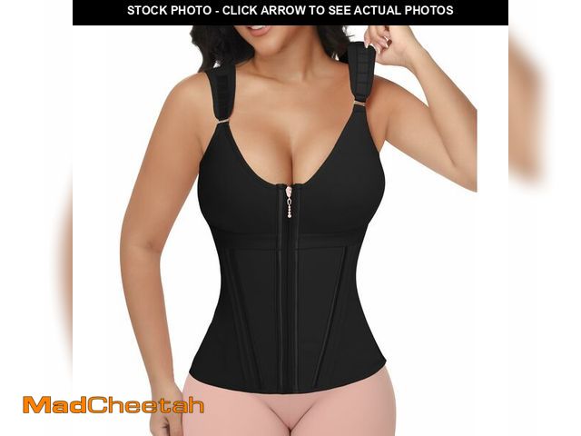 Lot 74-14426101 - Figninget Waist Trainer Corset for Women Sport Workout Body Shaper Black L - USED