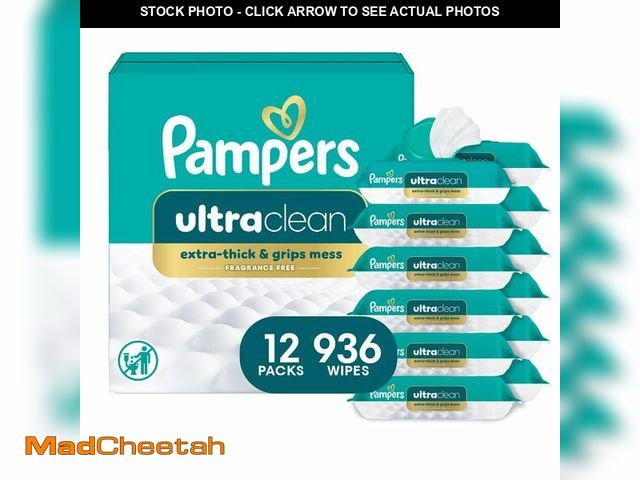 Lot 74-13801585 - Ultra Clean Baby Wipes (Previously 'Free &amp; Gentle'), 99% Water, Hypoallergenic, Unscented, 100% ...
