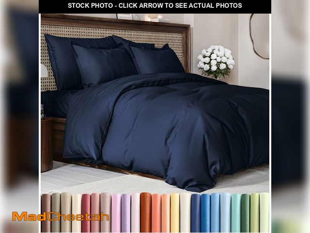 Lot 74-12711374 - Duvet Cover King Size Set - Extra Soft King Size Duvet Cover 104 x 90 with 2 Pillow Shams - Hotel Lu...