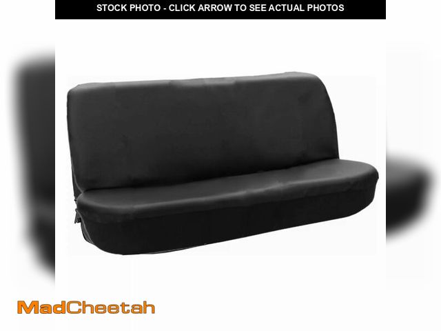 Lot 74-14066951 - Zieichy Universal Full Size Bench Truck Seat Cover Black Fits for Dodge, Ford, Chevy(PU Leather - UN...