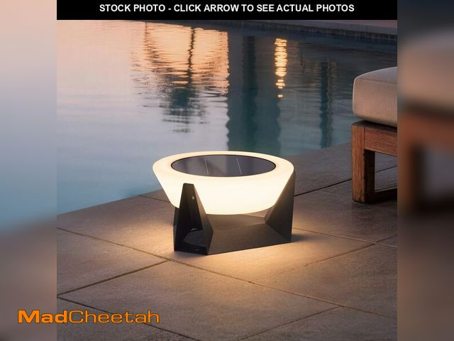 Lot 74-14383271 - MVBT 11" Dia Solar Lanterns Outdoor Waterproof, 3000K Outdoor Floor Lamp - USED