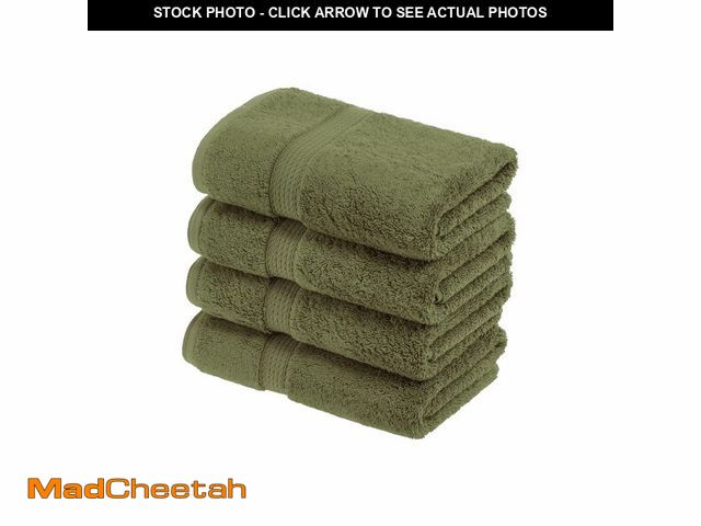 Lot 74-12607908 - Superior Egyptian Cotton Pile Hand Towel Set of 4, Ultra Soft Luxury Towels, Thick Plush Essentials,...