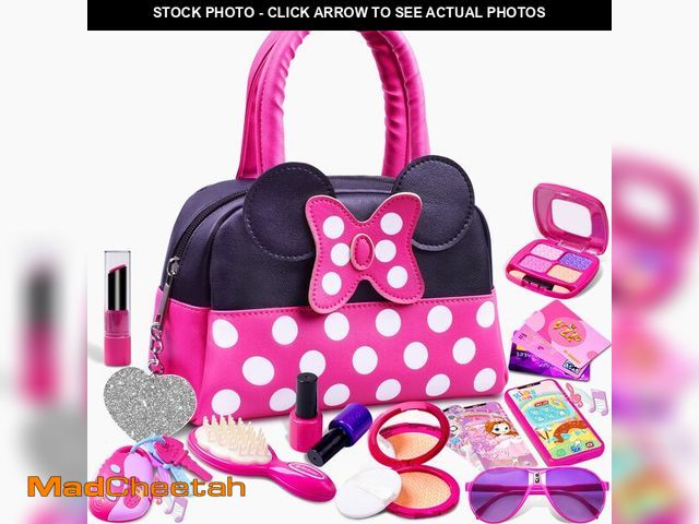 Lot 74-13962081 - Kaodezhu Pretend Play Purse for Little Girls-Toddler Purse Set Pretend Play Makeup Toys for 3 4 5 6 ...