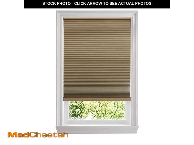 Lot 74-12872153 - Home Decorators Collection Mocha Cordless Blackout Cellular Shades for Windows - 35 in. W x 48 in. L...