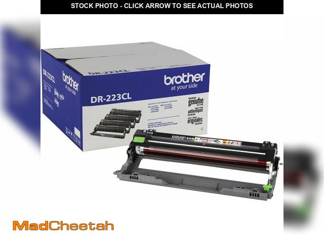 Lot 74-14250645 - Brother Genuine -Drum Unit, DR223CL, Seamless Integration, Yields Up to 18,000 Pages,Black - UNUSED