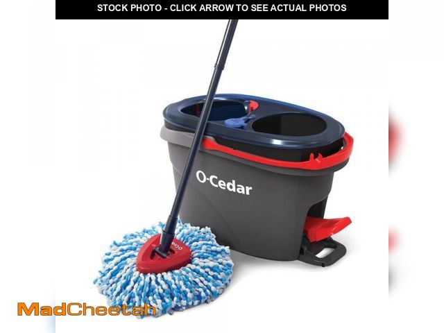 Lot 74-12422944 - O-Cedar RinseClean Spin Mop &amp; Bucket System - USED