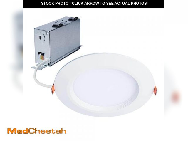 Lot 74-12491947 - HALO HLBC 6 in. Ultra-Slim Regressed LED Downlight Selectable CCT with D2W Option - UNUSED