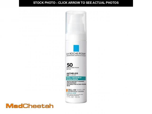 Lot 74-12309039 - La Roche Posay Anthelios UV Clear Sunscreen SPF 50, Daily Sunscreen for Face with Azelaic Acid, Broa...
