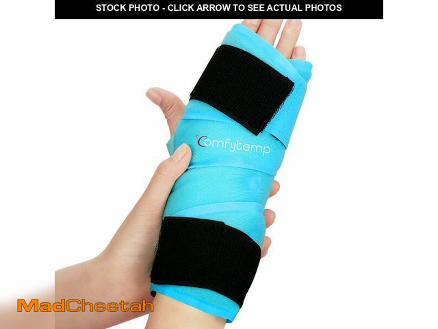 Lot 74-14146114 - Comfytemp 33" Full Hand Wrist Ice Pack Wrap for Carpal Tunnel Relief, FSA Eligible HSA, Wrist Brace ...