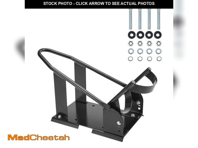 Lot 74-12558173 - SKYSHALO Motorcycle Wheel Chock, 1800 lbs. Capacity Wheel Cradle Holder, Heavy-duty Steel Motorcycle...