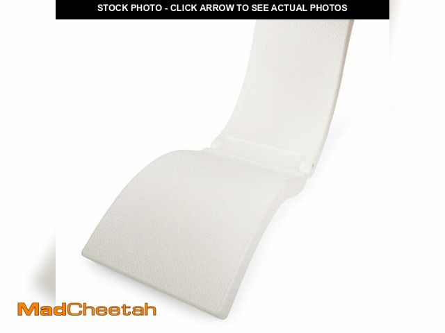 Lot 74-12765543 - SwimWays Terra Sol Sonoma 2-in-1 Pool Float and Patio Chaise Lounge Chair, White - UNUSED