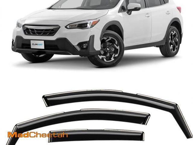 Lot 74-12397782 - CLIM ART in-Channel Incredibly Durable Rain Guards for Subaru XV Crosstrek 2018-2023, Original Windo...