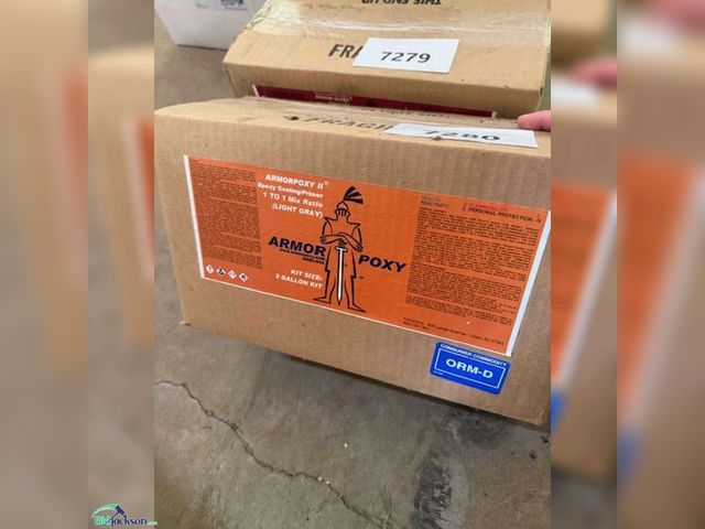 Lot 76-7280 - ARMOR POXY ARMORPOXY II EPOXY COATING/PRIMER 1TO1 MIX LIGHT GRAY 2 GALLON KIT